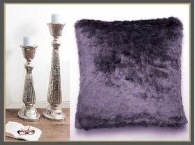 HnLLiving Deco Sierkussen Fur Purple