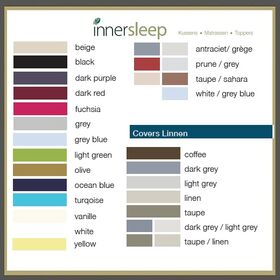 InnerSleep Kleurenkaart